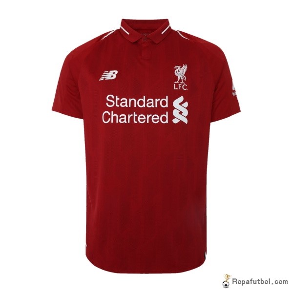 Camiseta Liverpool Replica Primera Ropa 2018/19 Rojo